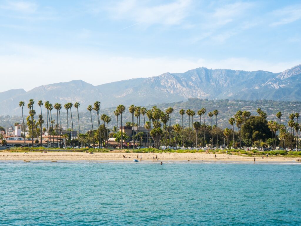 An image of a beach in Santa Barbara