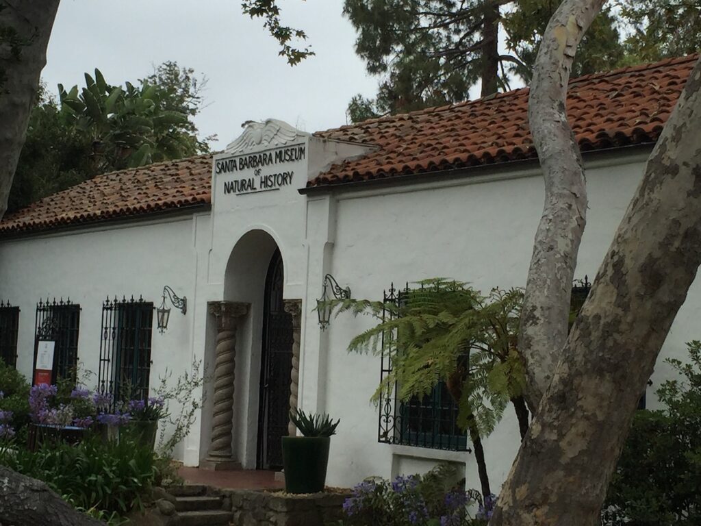 A photo of the entrance to the Santa Barbara Museum of Natural History.

If you are looking for things to do in Santa Barbara for families, the Natural History Museum should be at the top of your list.
